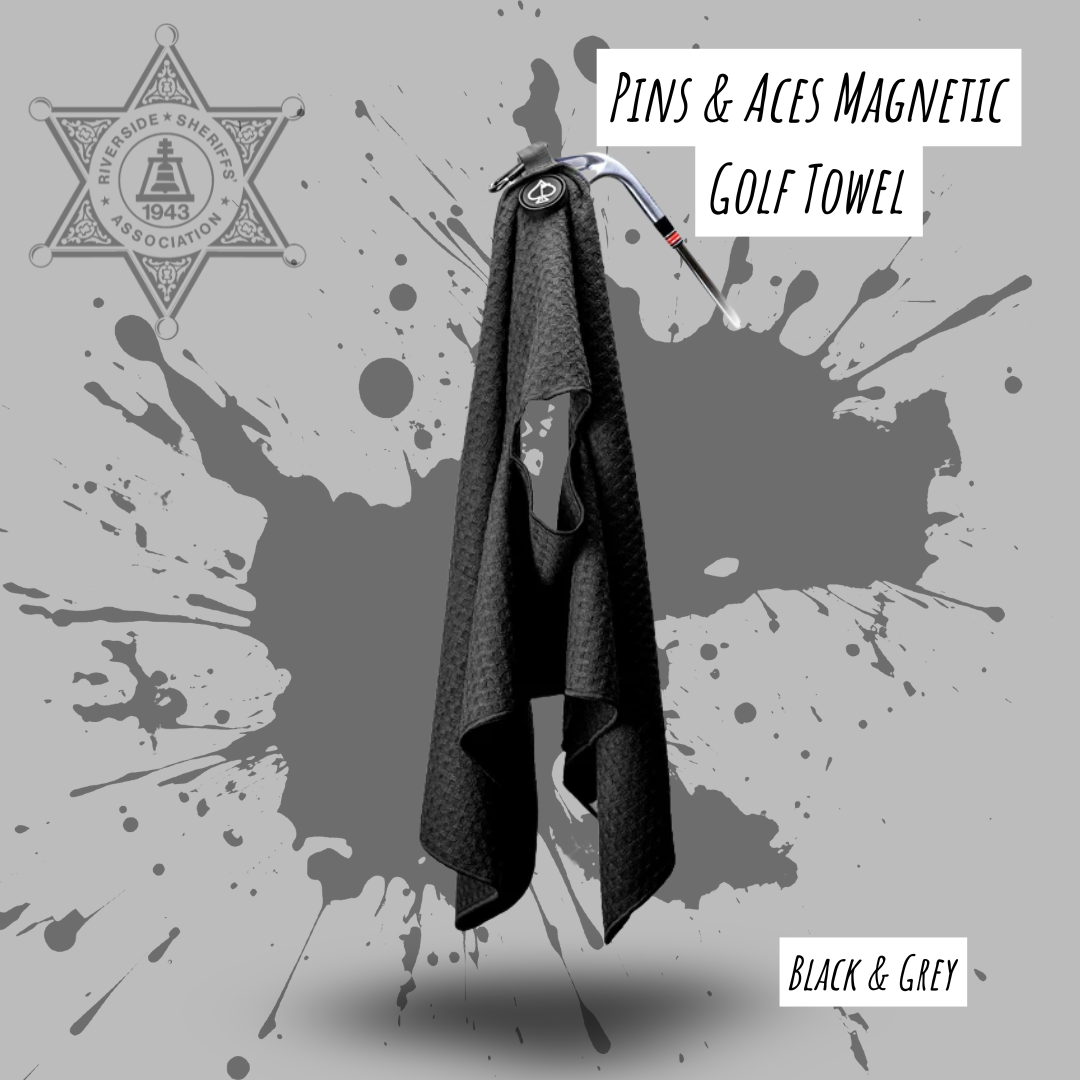 Pins & Aces Magnetic Golf Towel