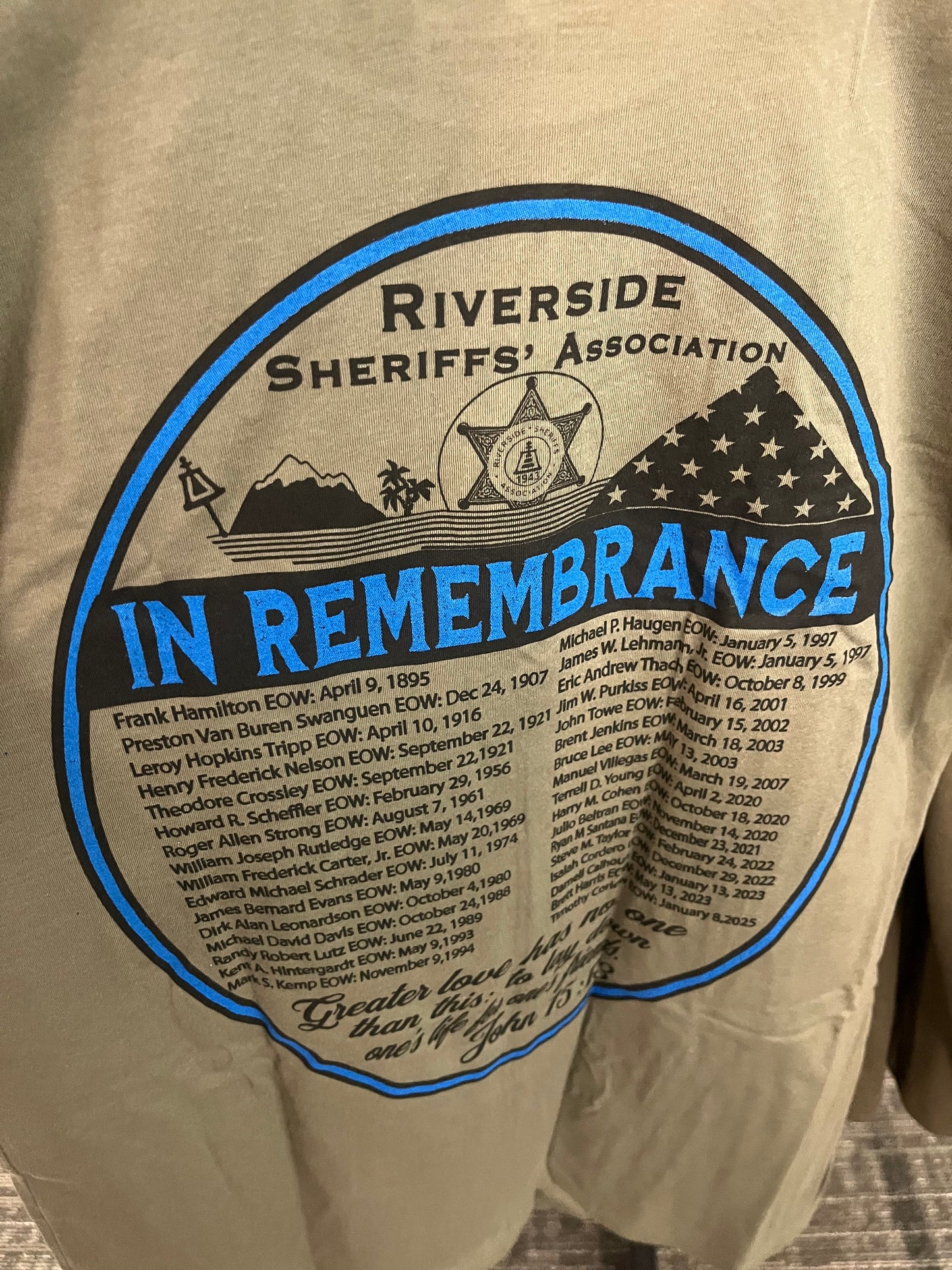Memorial T-Shirt NEW 2025